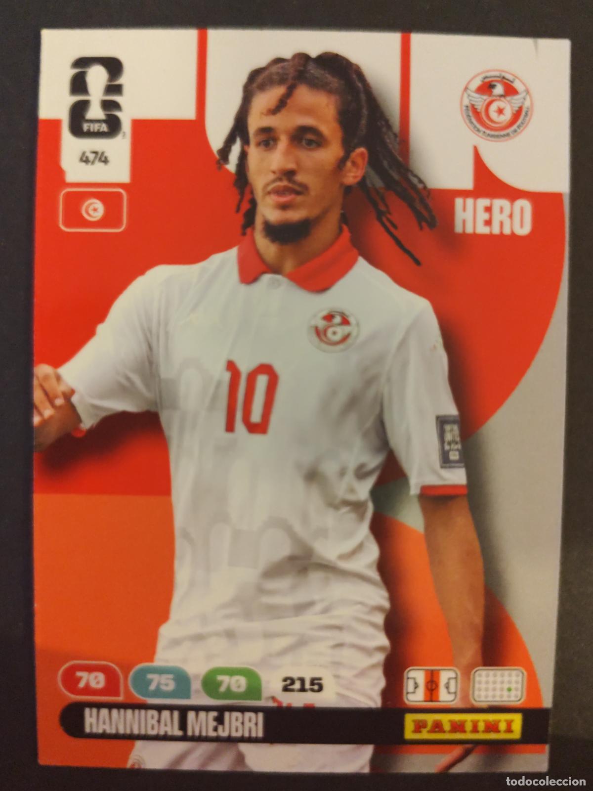 Cromos de F&uacute;tbol: 474 HANNIBAL MEJBRI T&Uacute;NEZ ADRENALYN MUNDIAL FIFA WORLD CUP 2026 PANINI