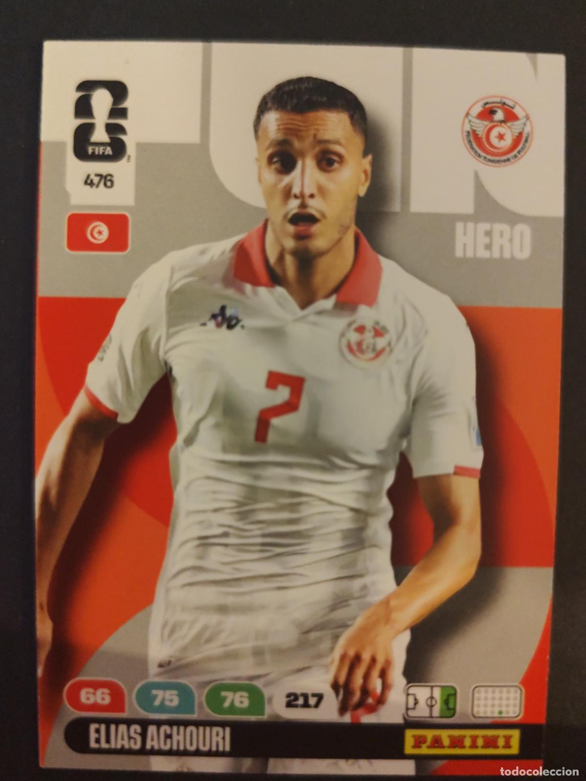 Cromos de F&uacute;tbol: 476 ELIAS ACHOURI T&Uacute;NEZ ADRENALYN MUNDIAL FIFA WORLD CUP 2026 PANINI
