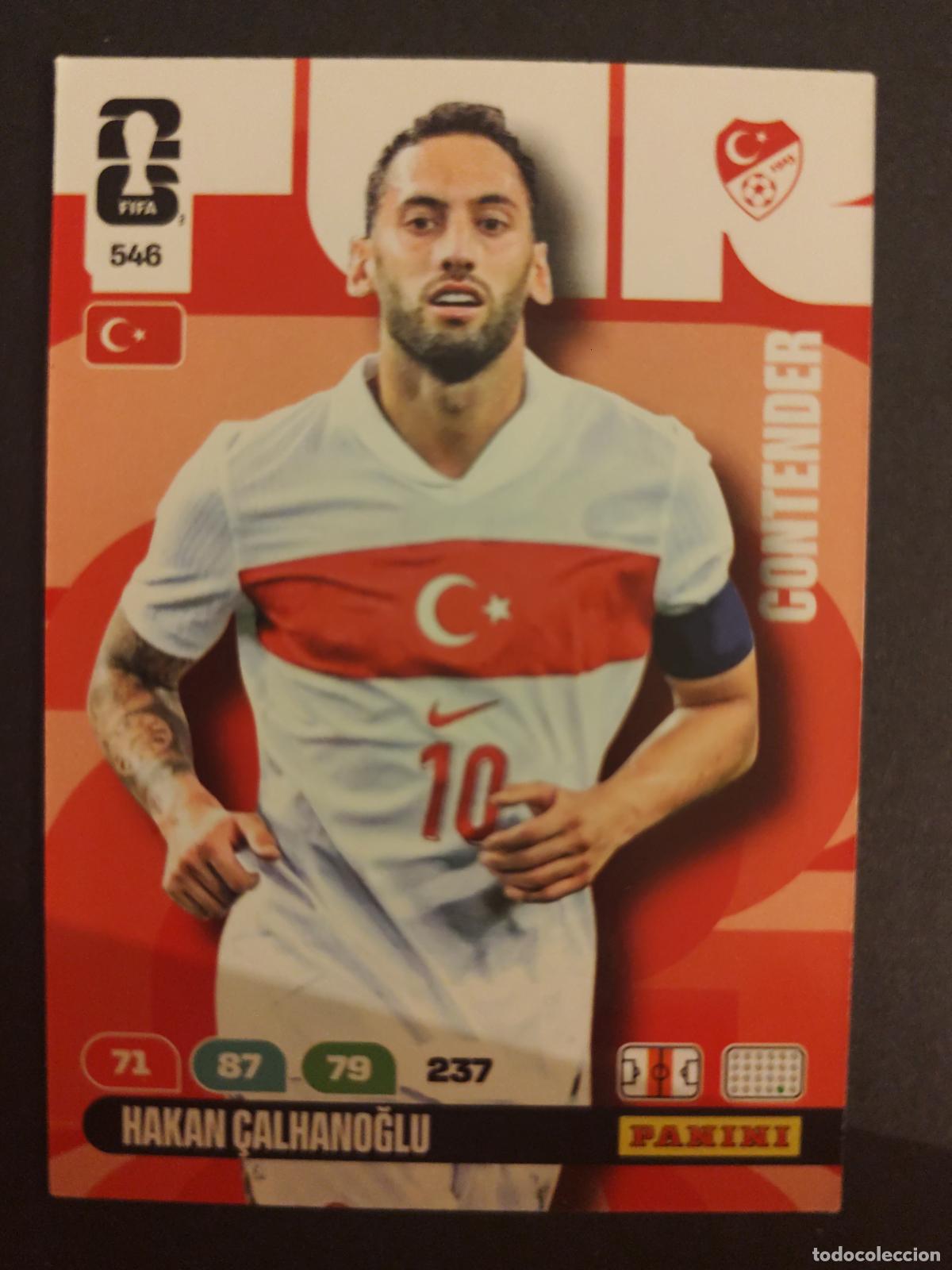 Cromos de F&uacute;tbol: 546 HAKAN &Ccedil;ALHANOĞLU TURQU&Iacute;A CONTENDERS ADRENALYN MUNDIAL FIFA WORLD CUP 2026 PANINI