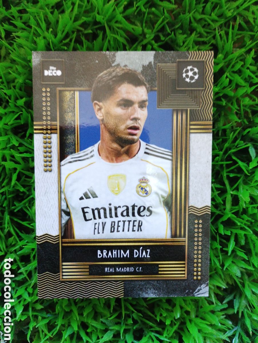 Cromos de F&uacute;tbol: Brahim Diaz Real Madrid Deco 25-26