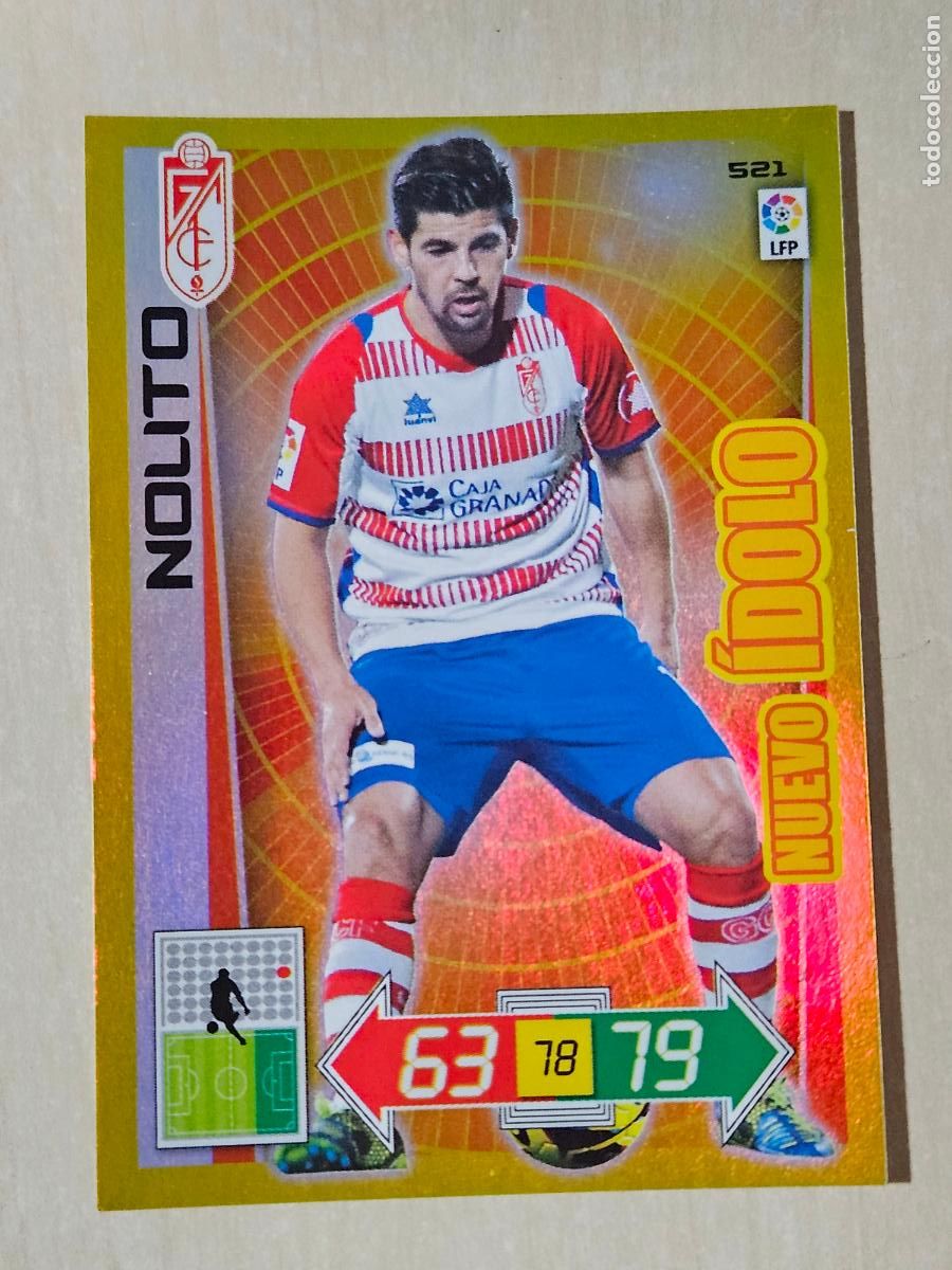 Cromos de F&uacute;tbol: FICHA N&ordm; 521 NOLITO - ADRENALYN 12 13 - PANINI 2012 -13 - CROMO - NUEVO IDOLO
