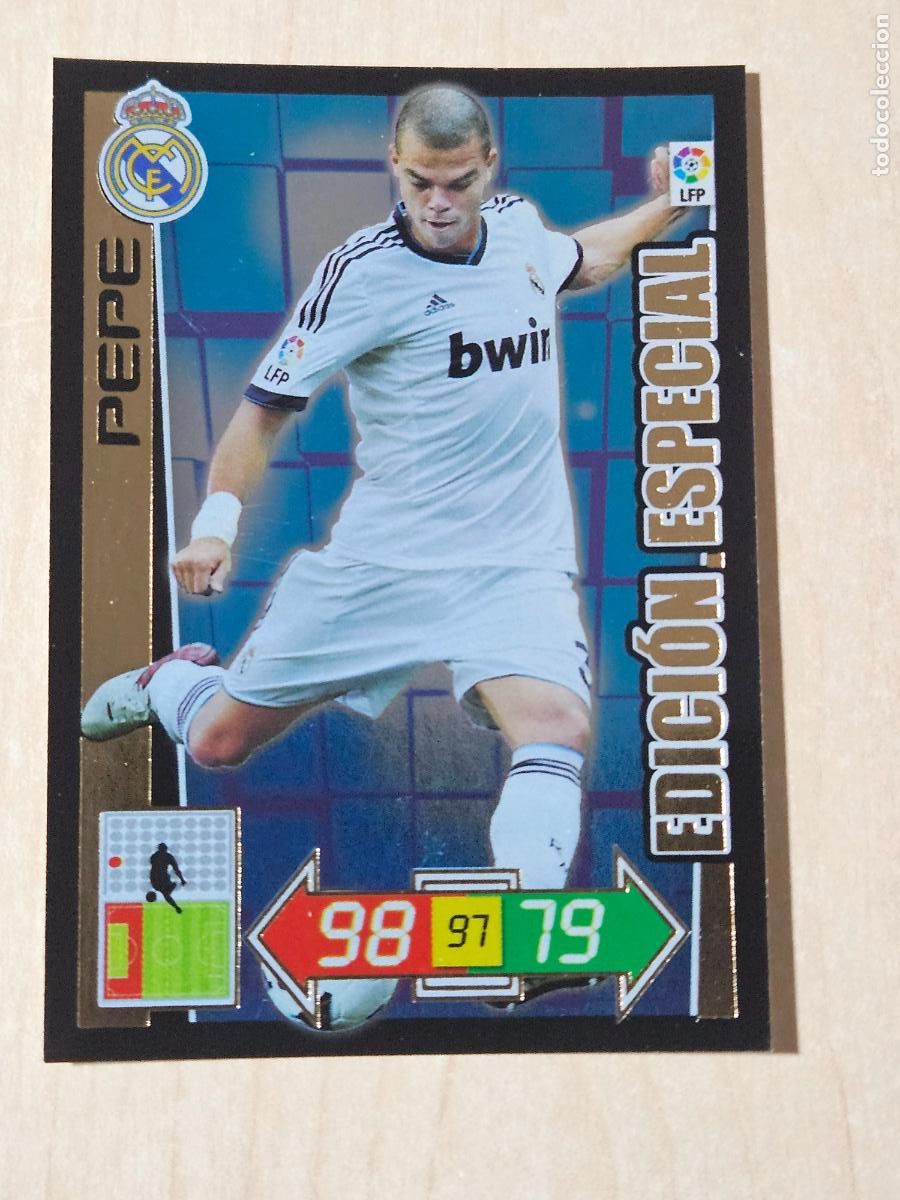 Cromos de F&uacute;tbol: FICHA PEPE - ADRENALYN 12 13 - PANINI 2012 -13 - CROMO - EDICION ESPECIAL