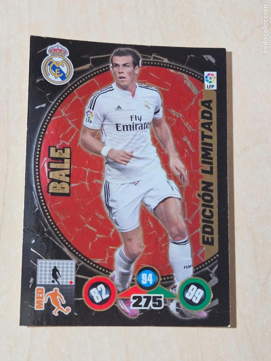 Cromos de F&uacute;tbol: FICHA BALE - ADRENALYN 14 15 - PANINI 2014 -15 - CROMO - EDICION LIMITADA