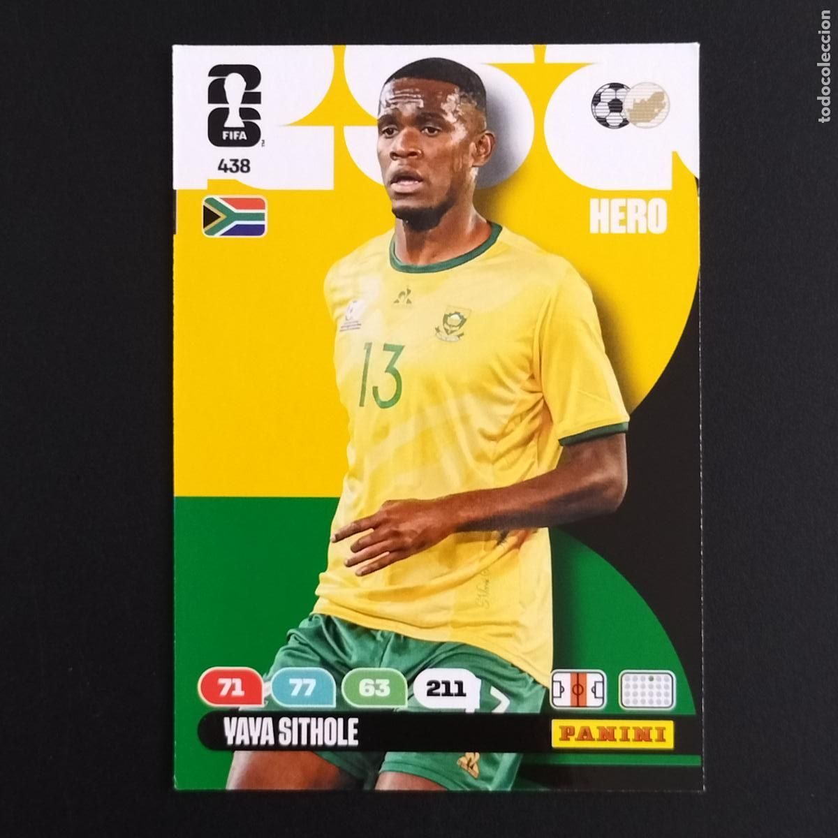 Football Stickers: 438 YAYA SITHOLE SOUTH AFRICA CROMOS ADRENALYN XL MUNDIAL 26 2026 FIFA WORLD CUP PANINI