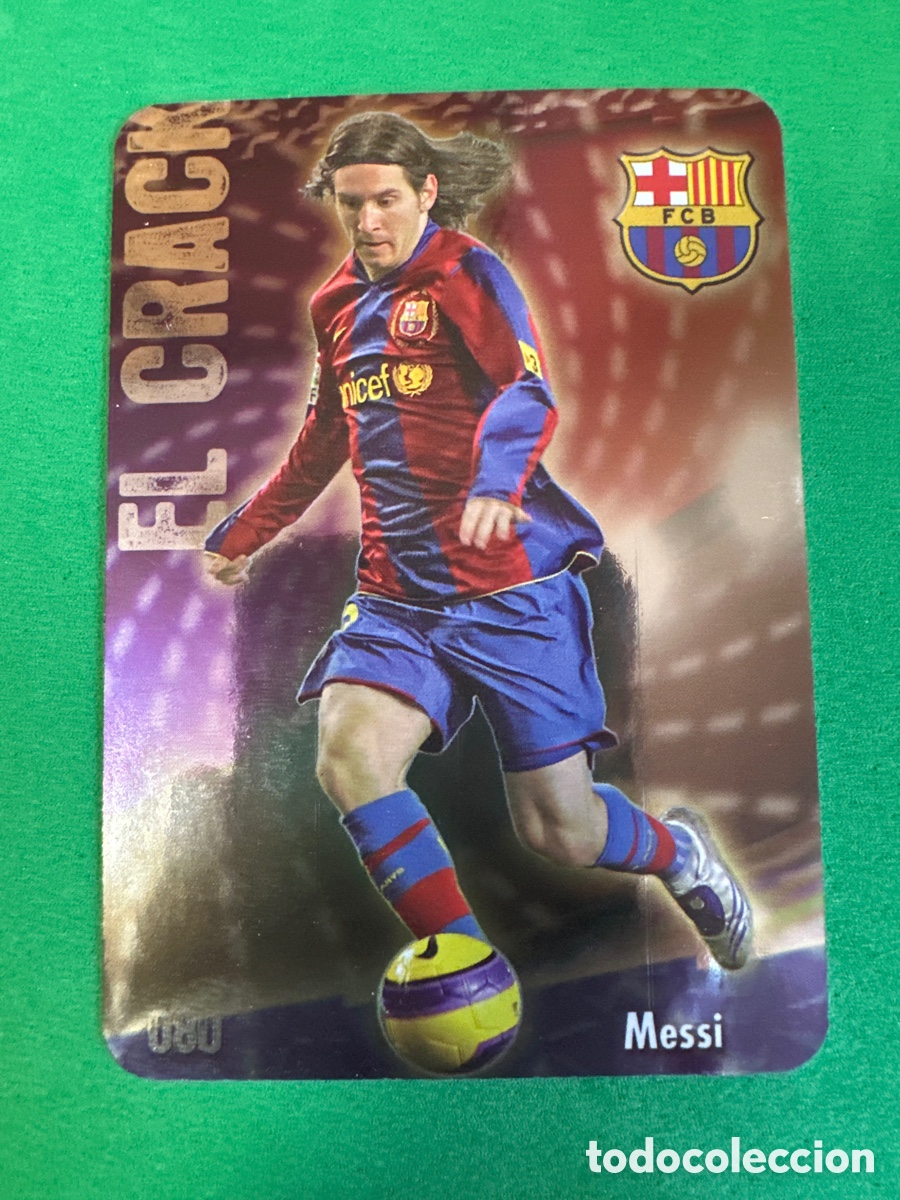 Cromos de F&uacute;tbol: 80 MESSI (F.C.BARCELONA) EL CRACK MUNDICROMO 2009 09 10 TRADING CARD