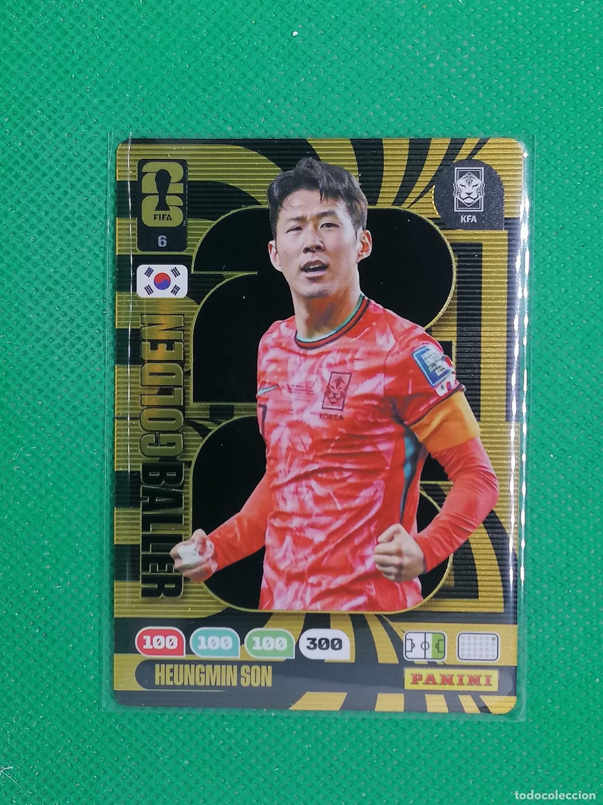 Cromos de F&uacute;tbol: 6 HEUNGMING SON COREA GOLDEN BALLER ⚽ PANINI ADRENALYN FIFA WORLD CUP 26 2026 ⚽