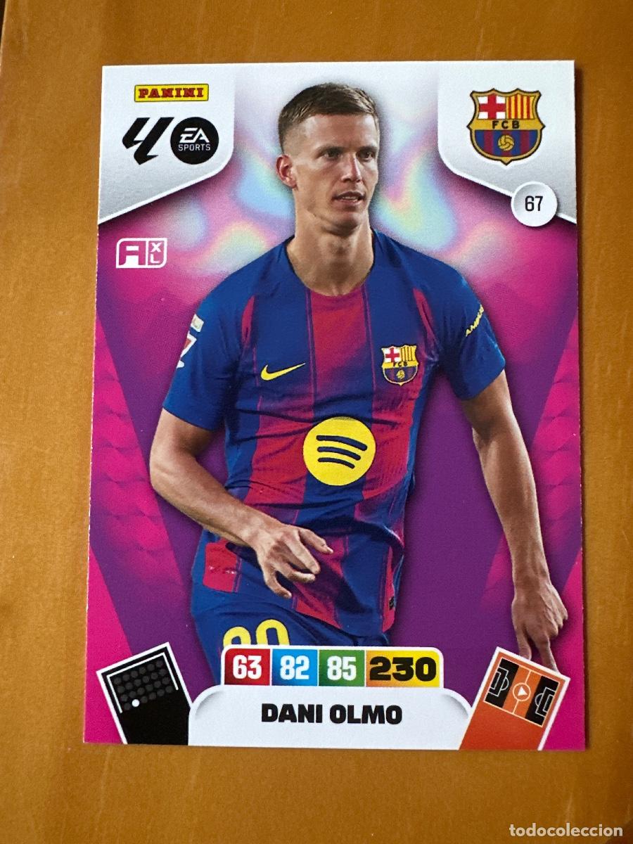 Cromos de F&uacute;tbol: 67 Dani Olmo, FC Barcelona, Panini Adrenalyn XL La Liga 2025 2026 25 26