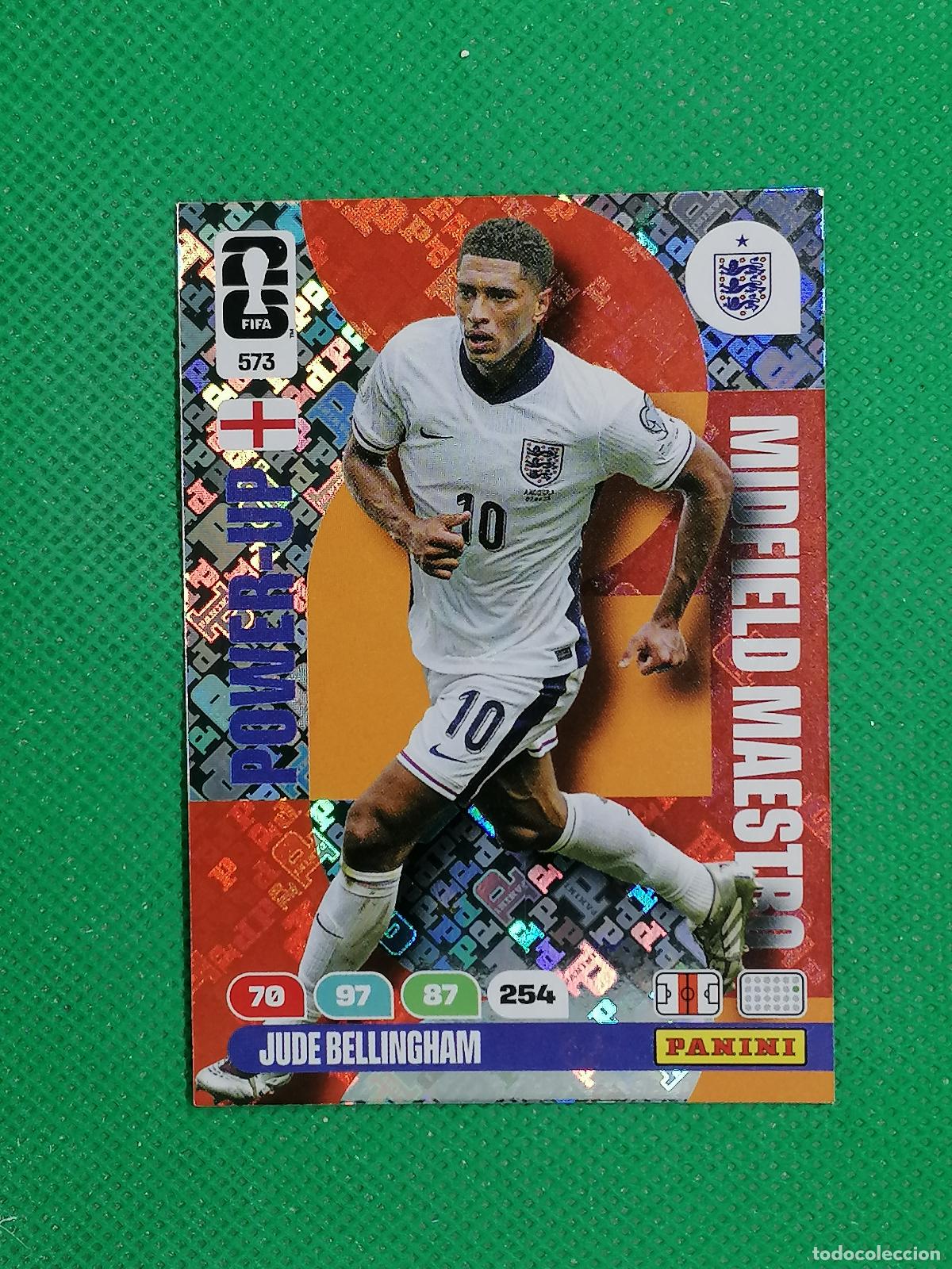 Cromos de F&uacute;tbol: 573 JUDE BELLINGHAM INGLATERRA MIDFIELD MAESTRO POWER UP ⚽ PANINI ADRENALYN FIFA WORLD CUP 26 2026 ⚽