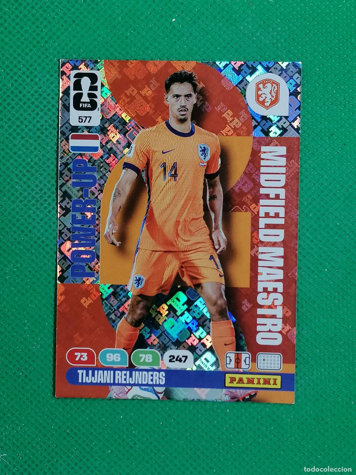 Cromos de F&uacute;tbol: 577 TIJJANI REIJNDERS HOLANDA MIDFIELD MAESTRO POWER UP ⚽ PANINI ADRENALYN FIFA WORLD CUP 26 2026 ⚽