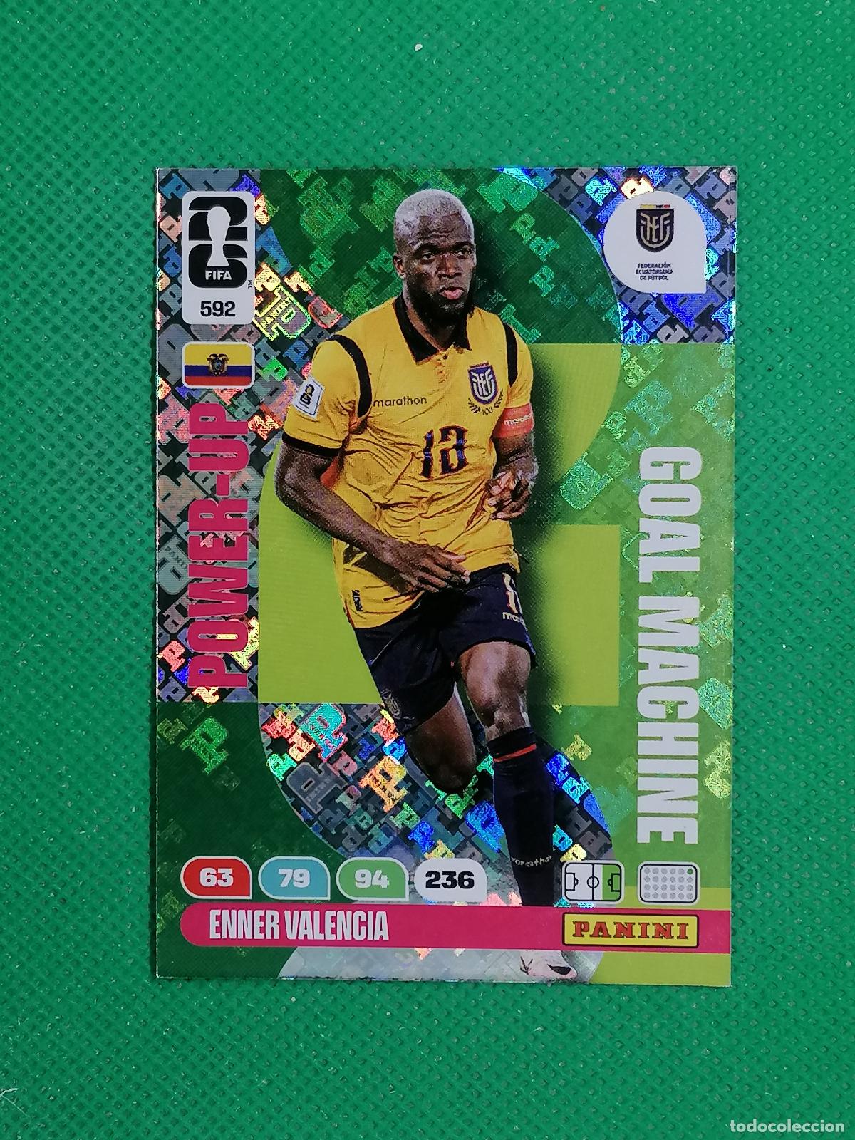 Cromos de F&uacute;tbol: 592 ENNER VALENCIA ECUADOR GOAL MACHINE POWER UP ⚽ PANINI ADRENALYN FIFA WORLD CUP 26 2026 ⚽