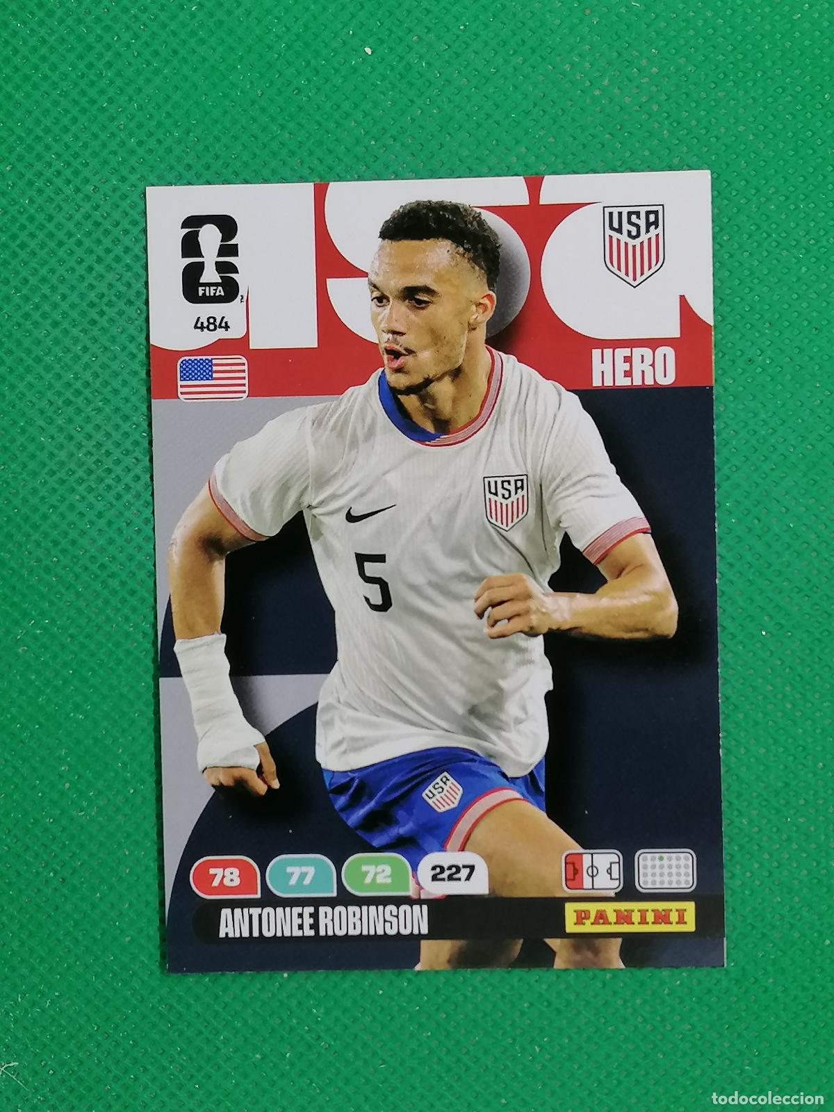 Cromos de F&uacute;tbol: 484 ANTONEE ROBINSON USA HERO ⚽ PANINI ADRENALYN FIFA WORLD CUP 26 2026 ⚽