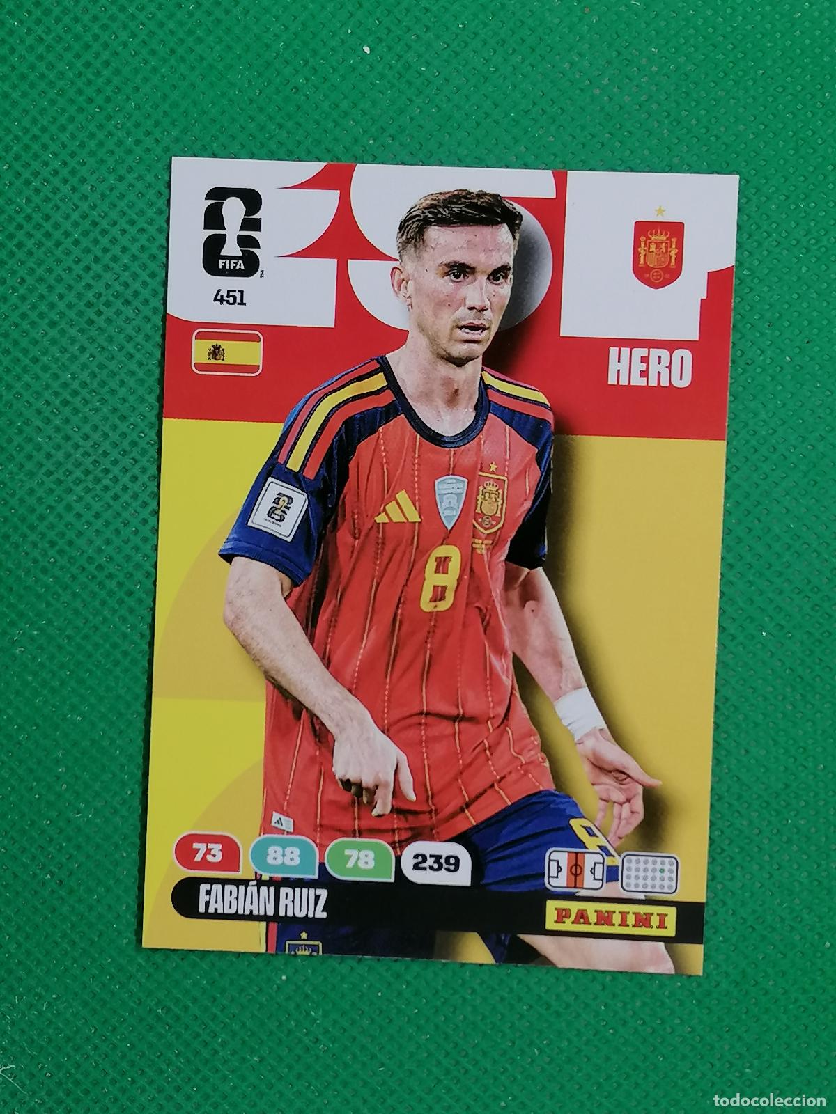 Cromos de F&uacute;tbol: 451 FABIAN RUIZ ESPA&Ntilde;A HERO ⚽ PANINI ADRENALYN FIFA WORLD CUP 26 2026 ⚽