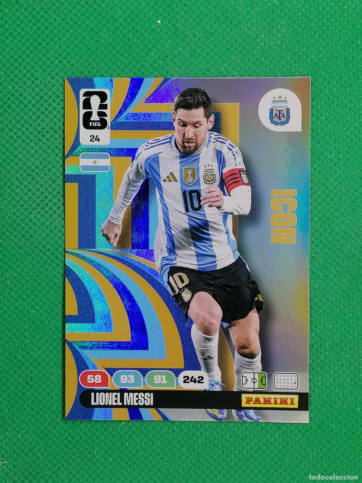 Cromos de F&uacute;tbol: 24 LIONEL MESSI ARGENTINA ICON ⚽ PANINI ADRENALYN FIFA WORLD CUP 26 2026 ⚽