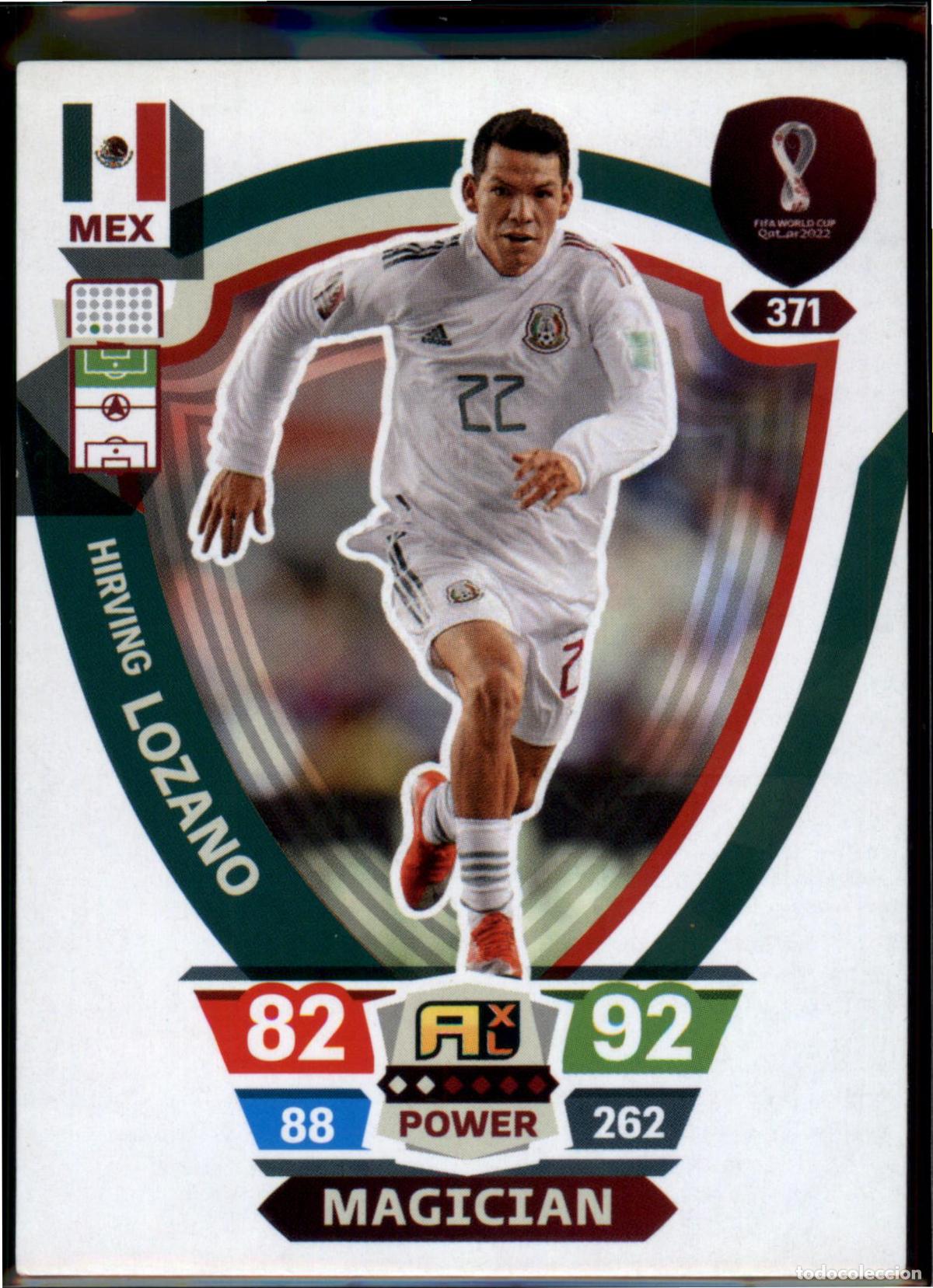 Cromos de F&uacute;tbol: Lozano Magician N&ordm; 371 M&eacute;xico Mundial Catar Adrenalyn XL 2022 Panini 22 FIFA World Cup