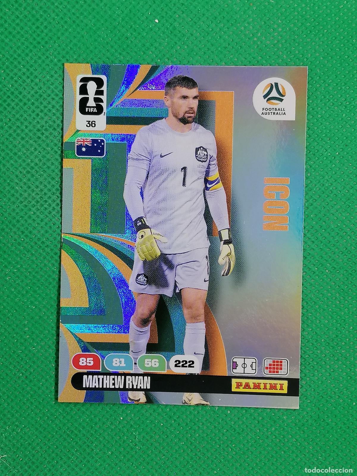 Cromos de F&uacute;tbol: 36 MATHEW RYAN AUSTRALIA ICON ⚽ PANINI ADRENALYN FIFA WORLD CUP 26 2026 ⚽