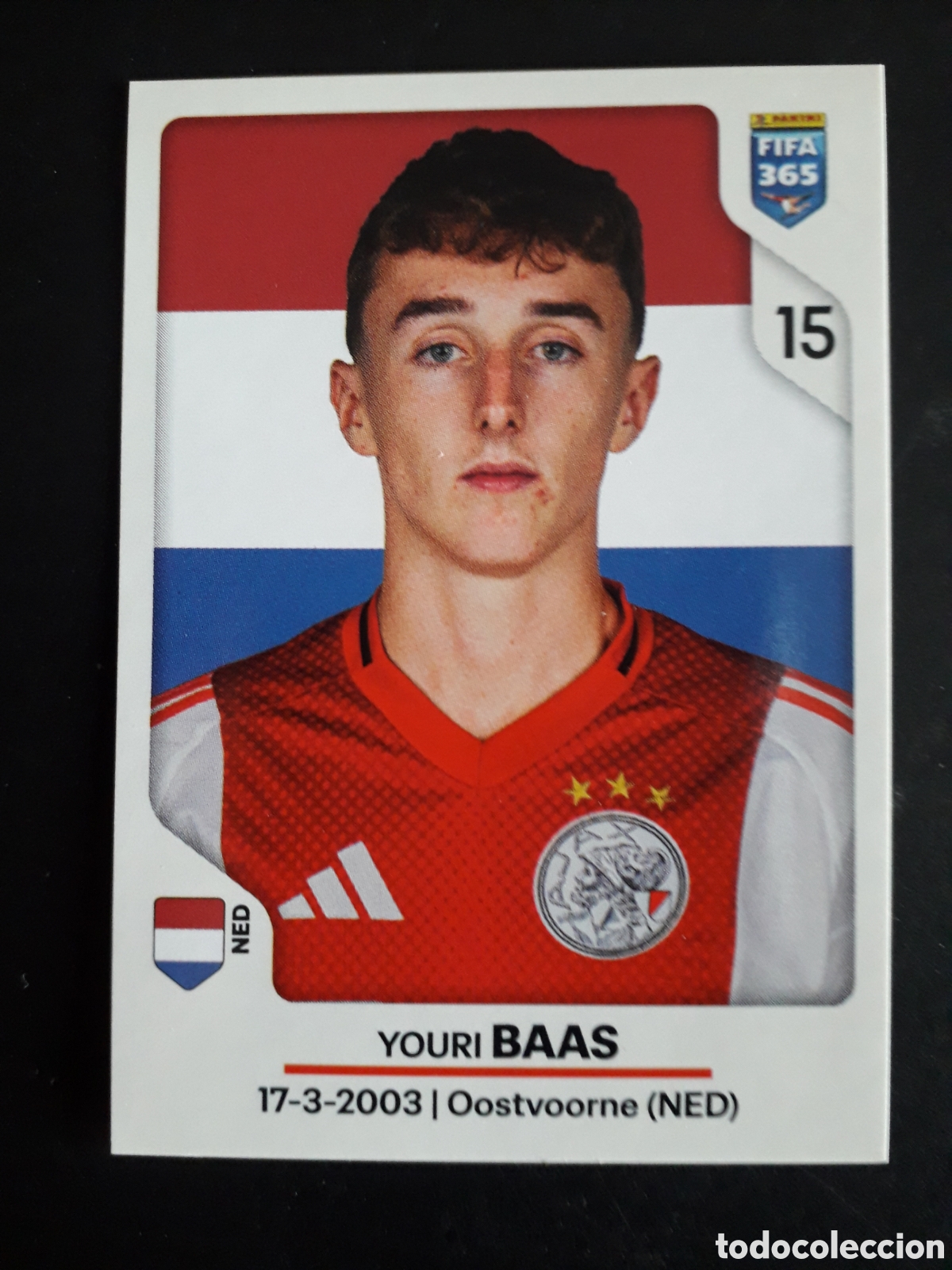 Cromos de F&uacute;tbol: BAAS AJAX, N&deg; 317 FIFA 365 PANINI STICKER 2026 PEDIDO M&Iacute;NIMO 3&euro;.