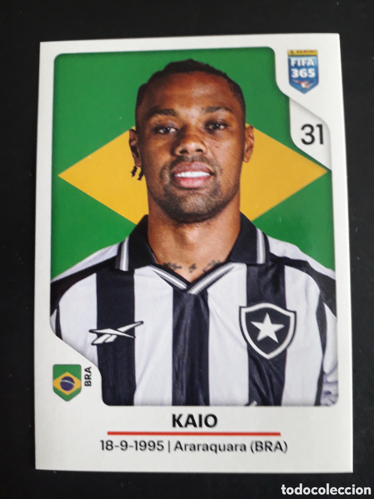 Cromos de F&uacute;tbol: KAIO BOTAFOGO, N&deg; 46 FIFA 365 PANINI STICKER 2026 PEDIDO M&Iacute;NIMO 3&euro;