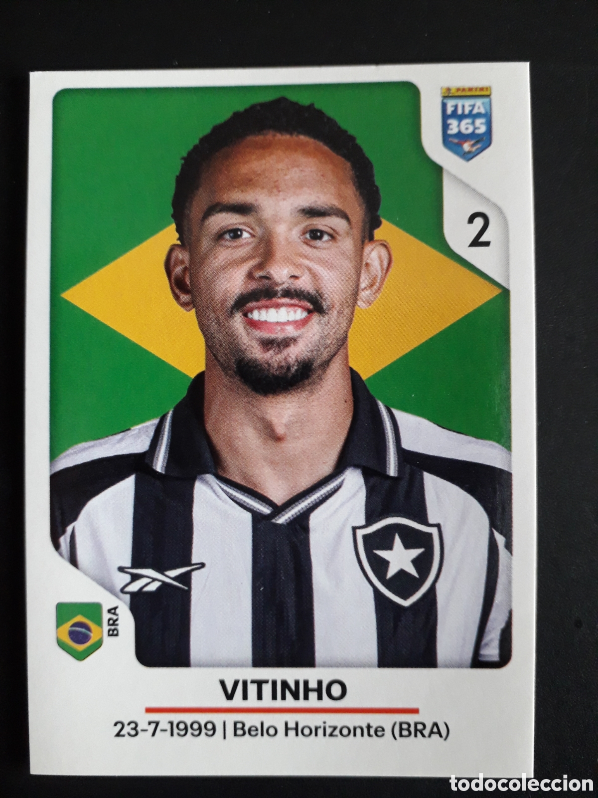 Cromos de F&uacute;tbol: VITINHO BOTAFOGO, N&deg; 48 FIFA 365 PANINI STICKER 2026 PEDIDO M&Iacute;NIMO 3&euro;