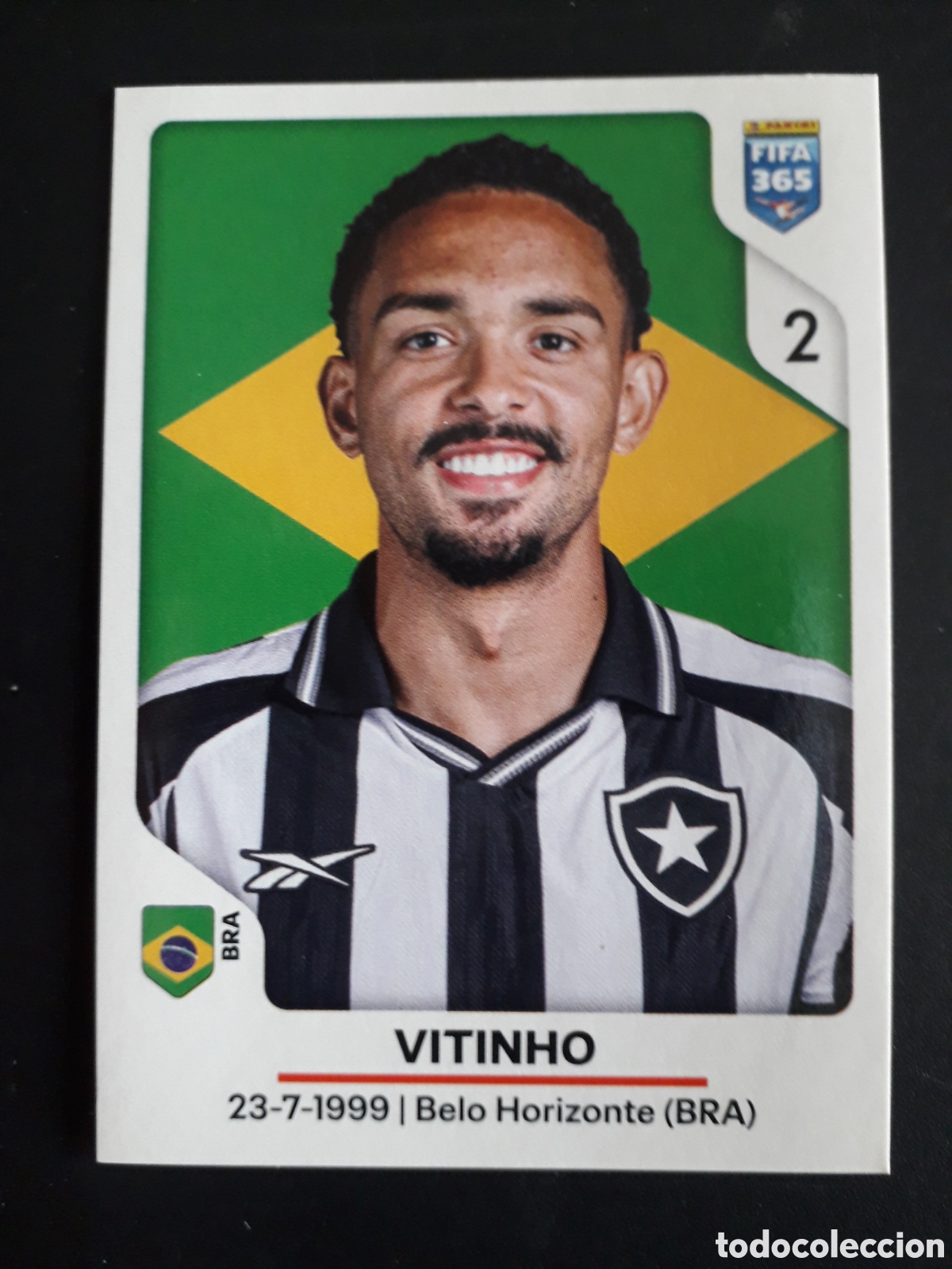 Cromos de F&uacute;tbol: VITINHO BOTAFOGO, N&deg; 48 FIFA 365 PANINI STICKER 2026 PEDIDO M&Iacute;NIMO 3&euro;.