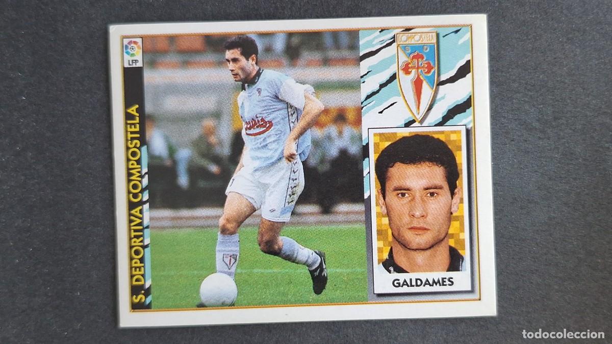 Cromos de F&uacute;tbol: L2 GALDAMES S. D. COMPOSTELA LIGA ESTE 1997 1998 97 98 NUNCA PEGADO SIN PEGAR