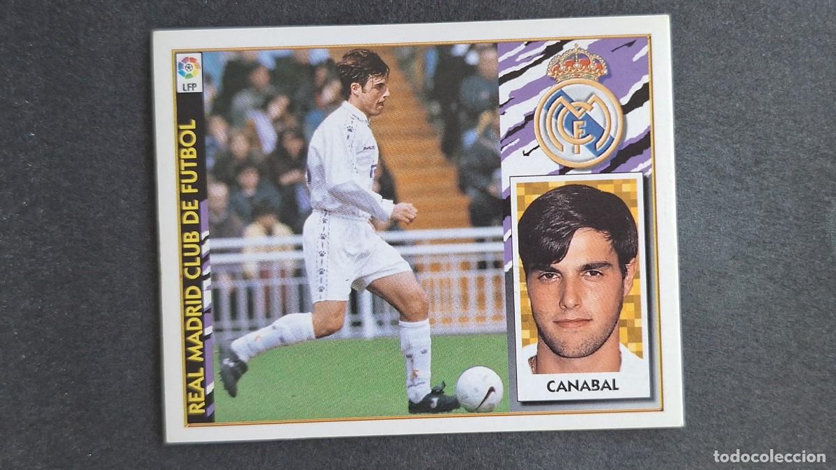 Cromos de Futebol: L2 CANABAL REAL MADRID COLOCA LIGA ESTE 1997 1998 97 98 NUNCA PEGADO SIN PEGAR