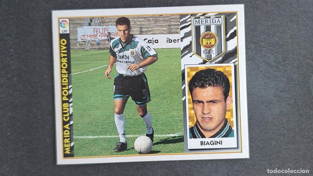 Cromos de Futebol: L2 BIAGINI MERIDA C. P. COLOCA LIGA ESTE 1997 1998 97 98 NUNCA PEGADO SIN PEGAR