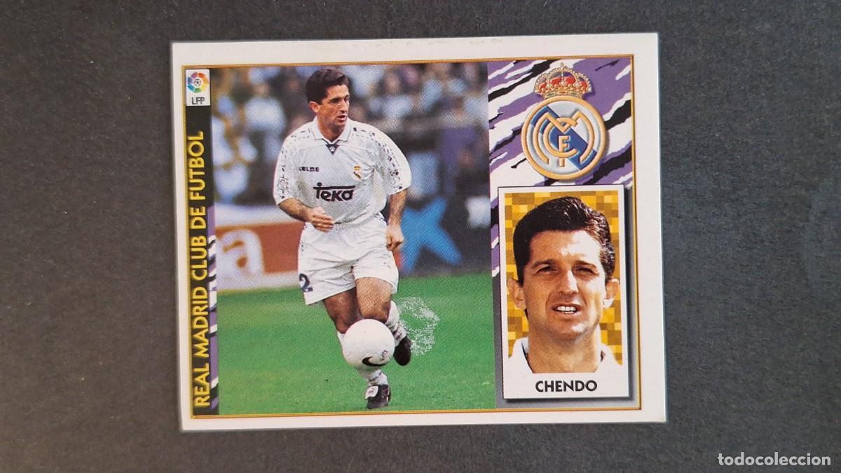 Cromos de Futebol: CHENDO REAL MADRID LIGA ESTE 1997 1998 97 98 NUNCA PEGADO SIN PEGAR