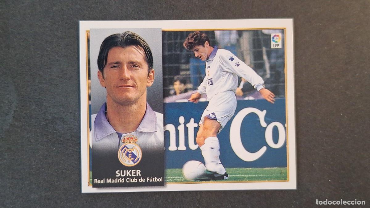 Cromos de F&uacute;tbol: SUKER REAL MADRID LIGA ESTE 1998 1999 98 99 NUNCA PEGADO SIN PEGAR