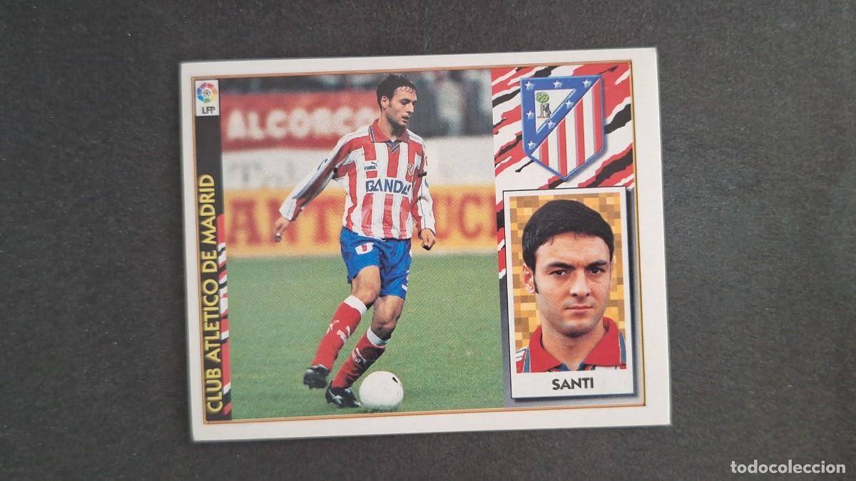 Cromos de F&uacute;tbol: L3 SANTI ATLETICO DE MADRID LIGA ESTE 1997 1998 97 98 NUNCA PEGADO SIN PEGAR