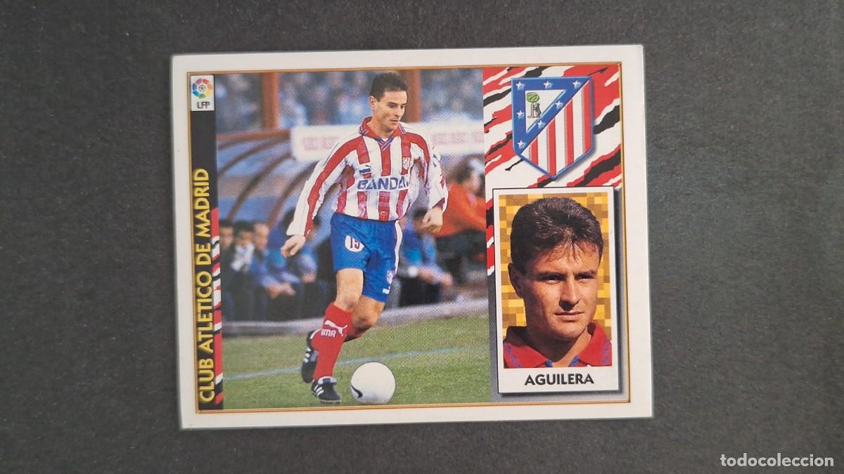 Cromos de F&uacute;tbol: L3 AGUILERA ATLETICO DE MADRID LIGA ESTE 1997 1998 97 98 NUNCA PEGADO SIN PEGAR