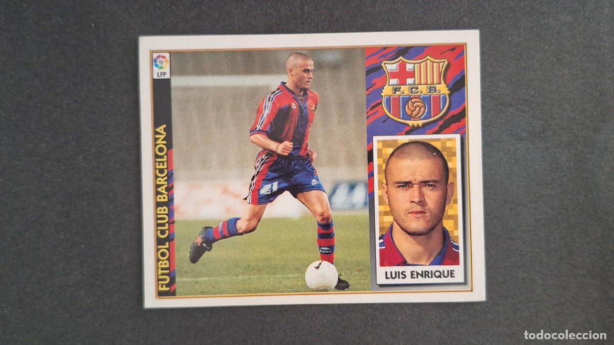 Cromos de F&uacute;tbol: L3 LUIS ENRIQUE F. C. BARCELONA LIGA ESTE 1997 1998 97 98 NUNCA PEGADO SIN PEGAR