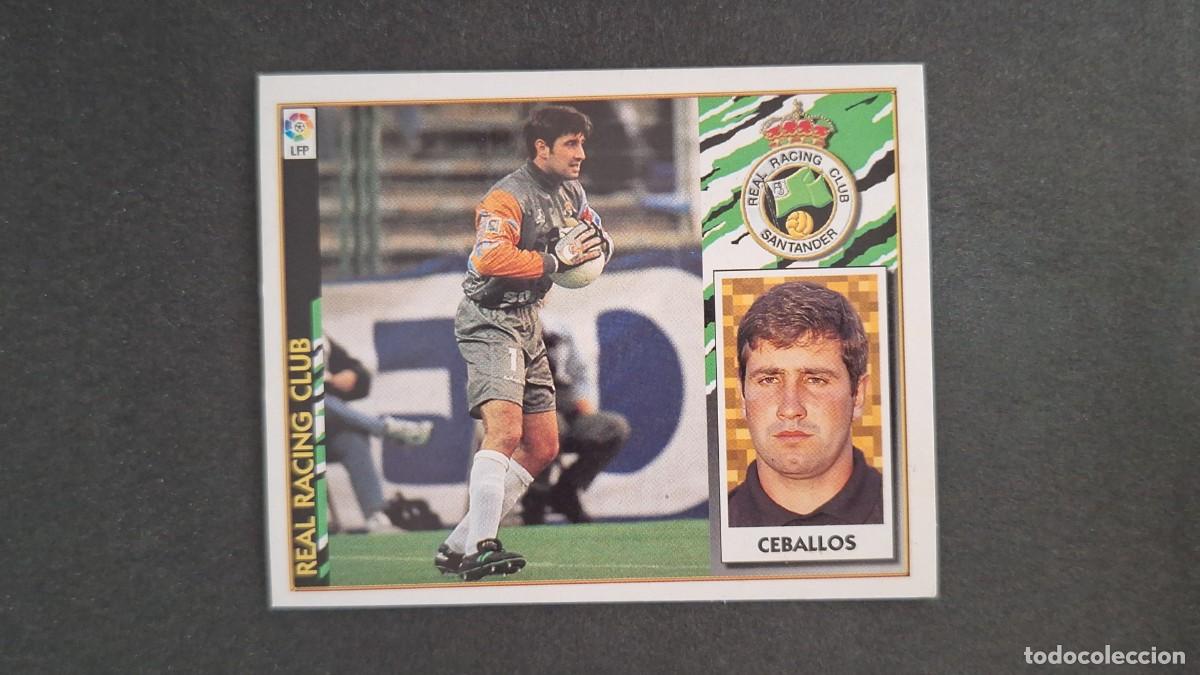Cartes &agrave; collectionner de Football: L3 CEBALLOS RACING DE SANTANDER LIGA ESTE 1997 1998 97 98 NUNCA PEGADO SIN PEGAR
