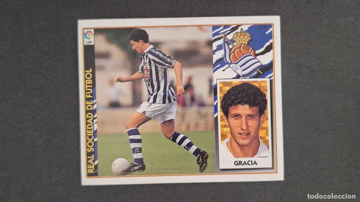 Cartes &agrave; collectionner de Football: L3 GRACIA REAL SOCIEDAD LIGA ESTE 1997 1998 97 98 NUNCA PEGADO SIN PEGAR