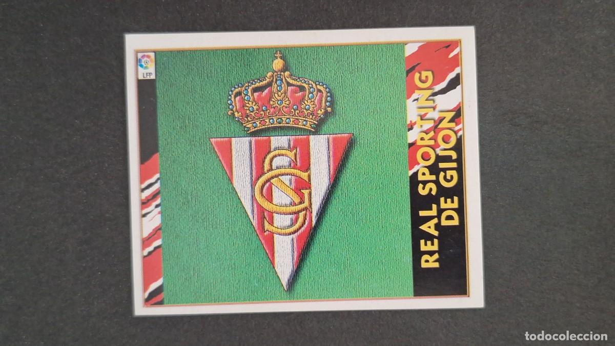 Cartes &agrave; collectionner de Football: L3 ESCUDO SPORTING DE GIJON LIGA ESTE 1997 1998 97 98 NUNCA PEGADO SIN PEGAR