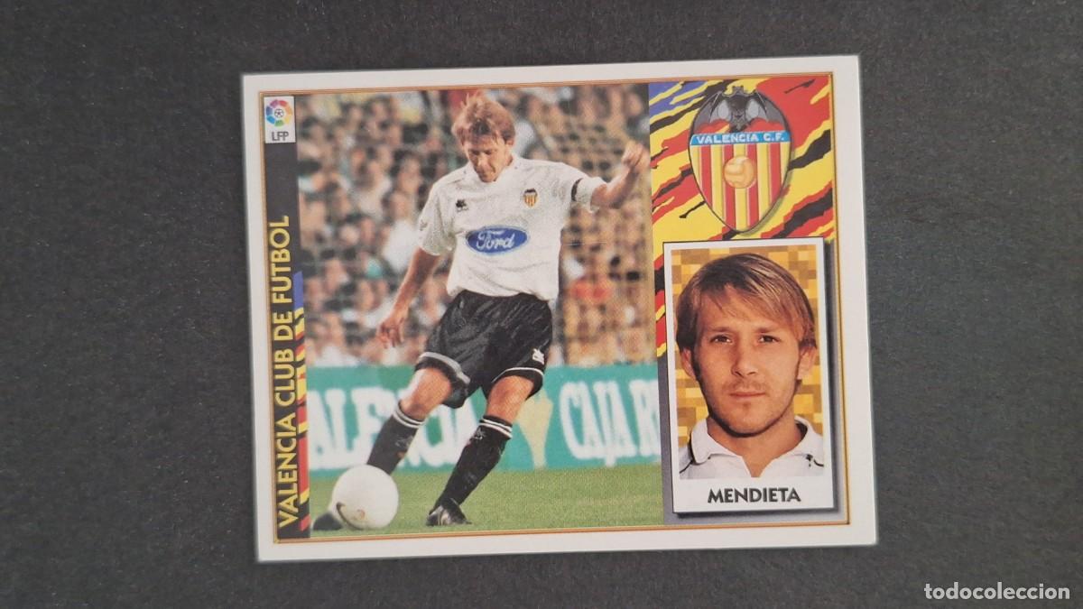Cartes &agrave; collectionner de Football: L3 MENDIETA VALENCIA C. F. LIGA ESTE 1997 1998 97 98 NUNCA PEGADO SIN PEGAR