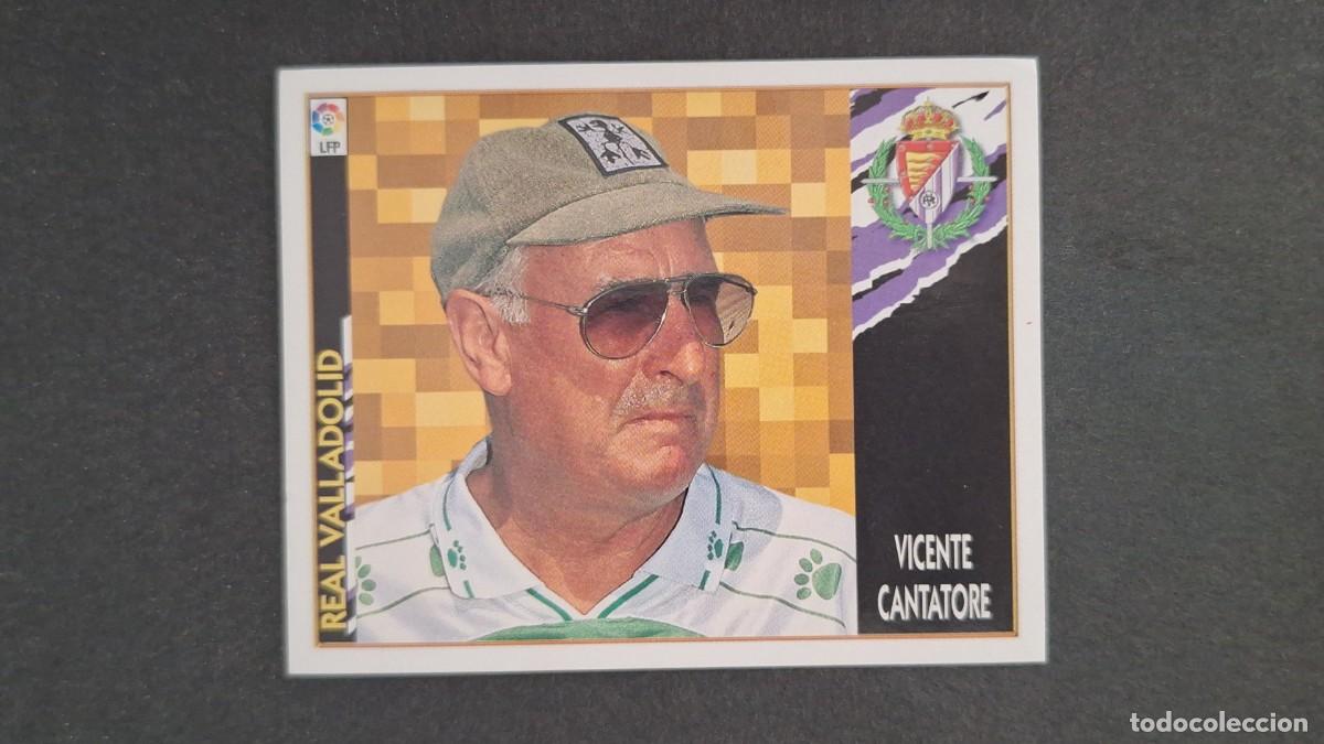 Cromos de Futebol: L3 VICENTE CANTATORE ENTRENADOR REAL VALLADOLID LIGA ESTE 1997 1998 97 98 NUNCA PEGADO SIN PEGAR