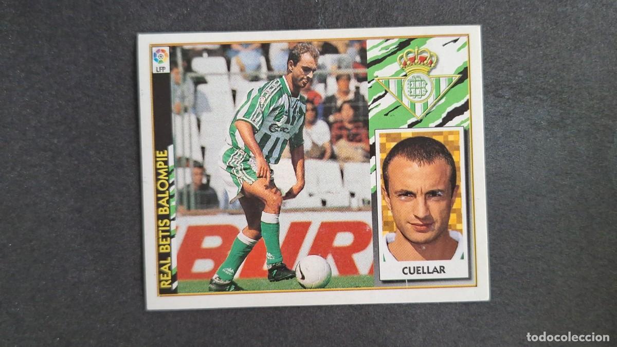 Cromos de F&uacute;tbol: L3 CUELLAR REAL BETIS BALOMPIE COLOCA LIGA ESTE 1997 1998 97 98 NUNCA PEGADO SIN PEGAR