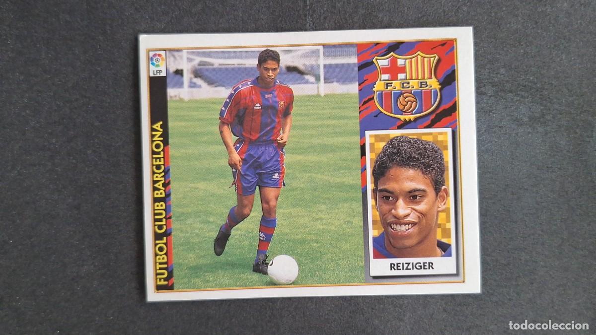 Figurine di Calcio: L3 REIZIGER F. C. BARCELONA FICHAJE 9 LIGA ESTE 1997 1998 97 98 NUNCA PEGADO SIN PEGAR