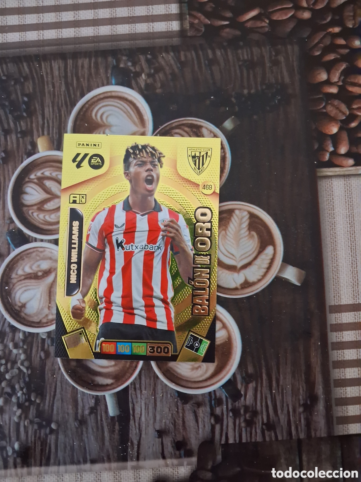 Cromos de F&uacute;tbol: Adrenalyn 25 26 nico Williams bal&oacute;n de oro nuevo