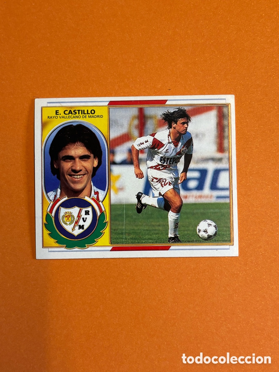 Cromos de F&uacute;tbol: EZEQUIEL CASTILLO RAYO VALLECANO LIGA ESTE 1996/97 96 97 NUNCA PEGADO SIN PEGAR