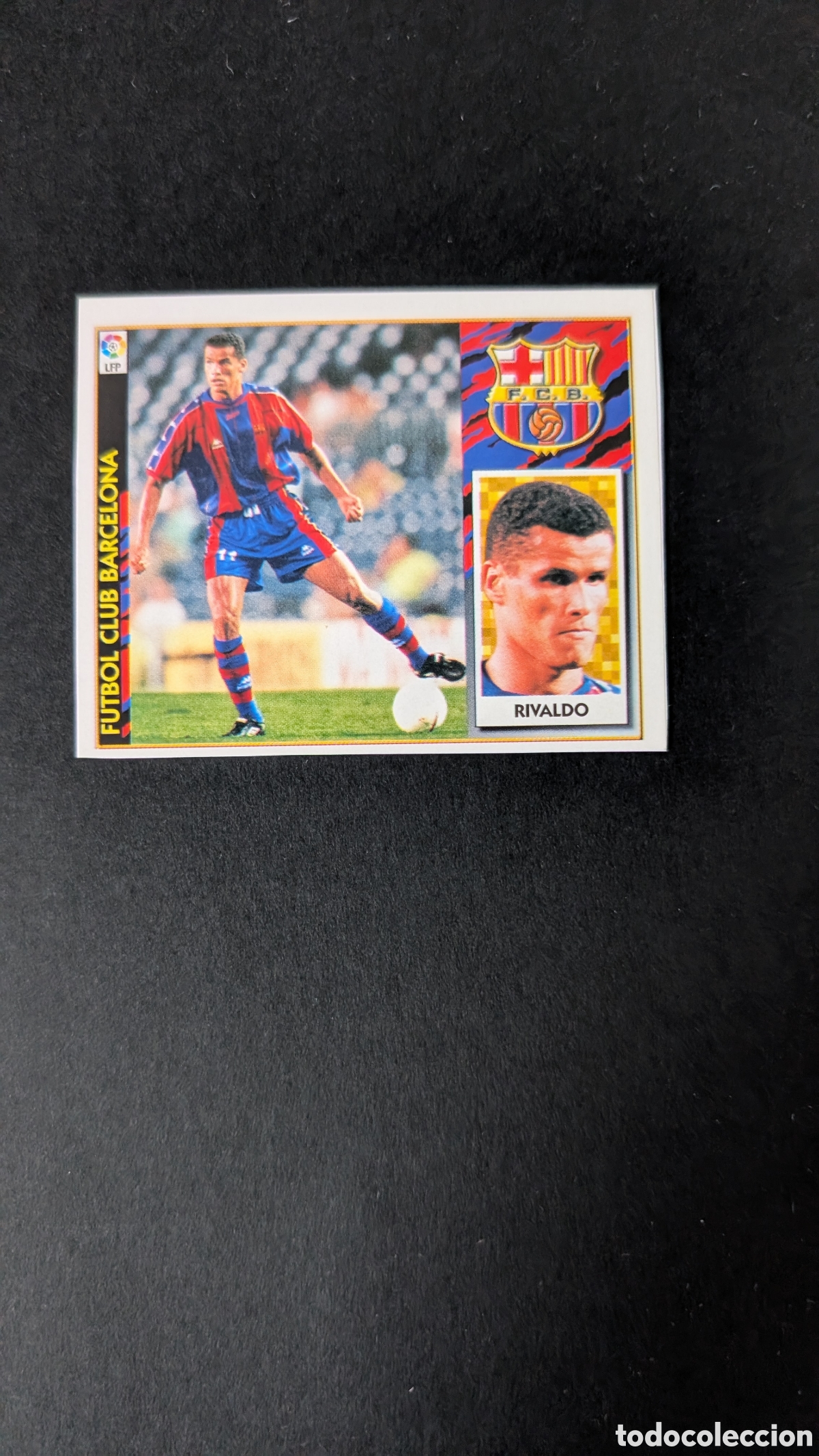 Figurine di Calcio: RIVALDO BARCELONA COLOCA LIGA ESTE 1997/98 97 98 RECORTADO