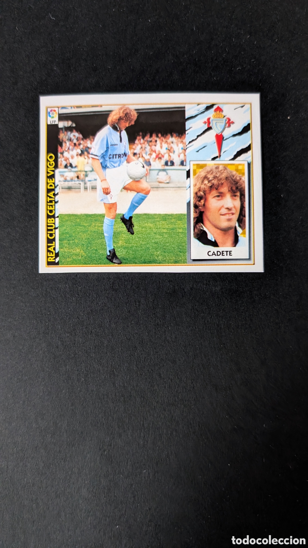 Figurine di Calcio: CADETE CELTA COLOCA LIGA ESTE 1997/98 97 98 RECORTADO