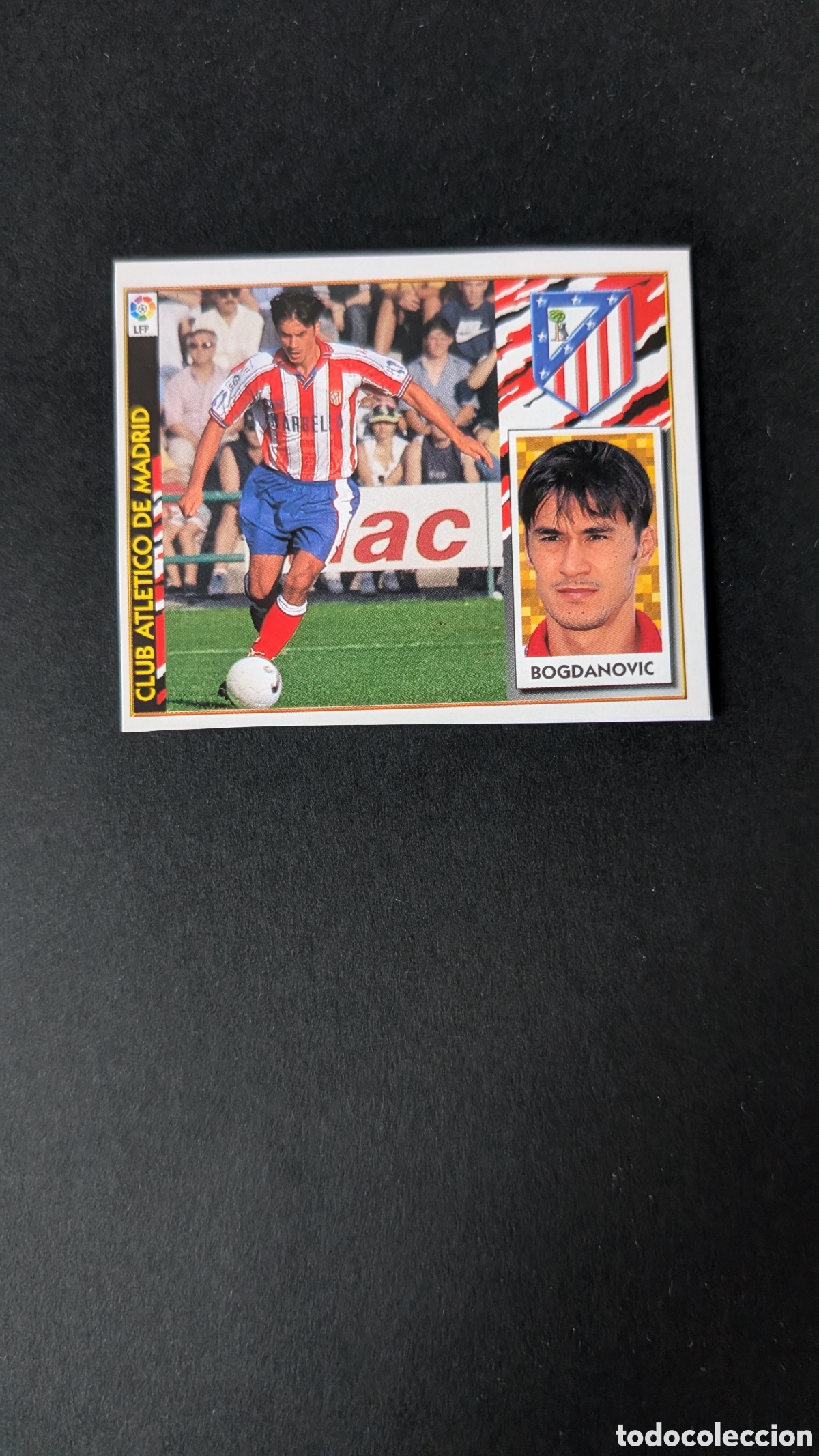 Cartes &agrave; collectionner de Football: BOGDANOVIC ATLETICO MADRID COLOCA LIGA ESTE 1997/98 97 98 RECORTADO