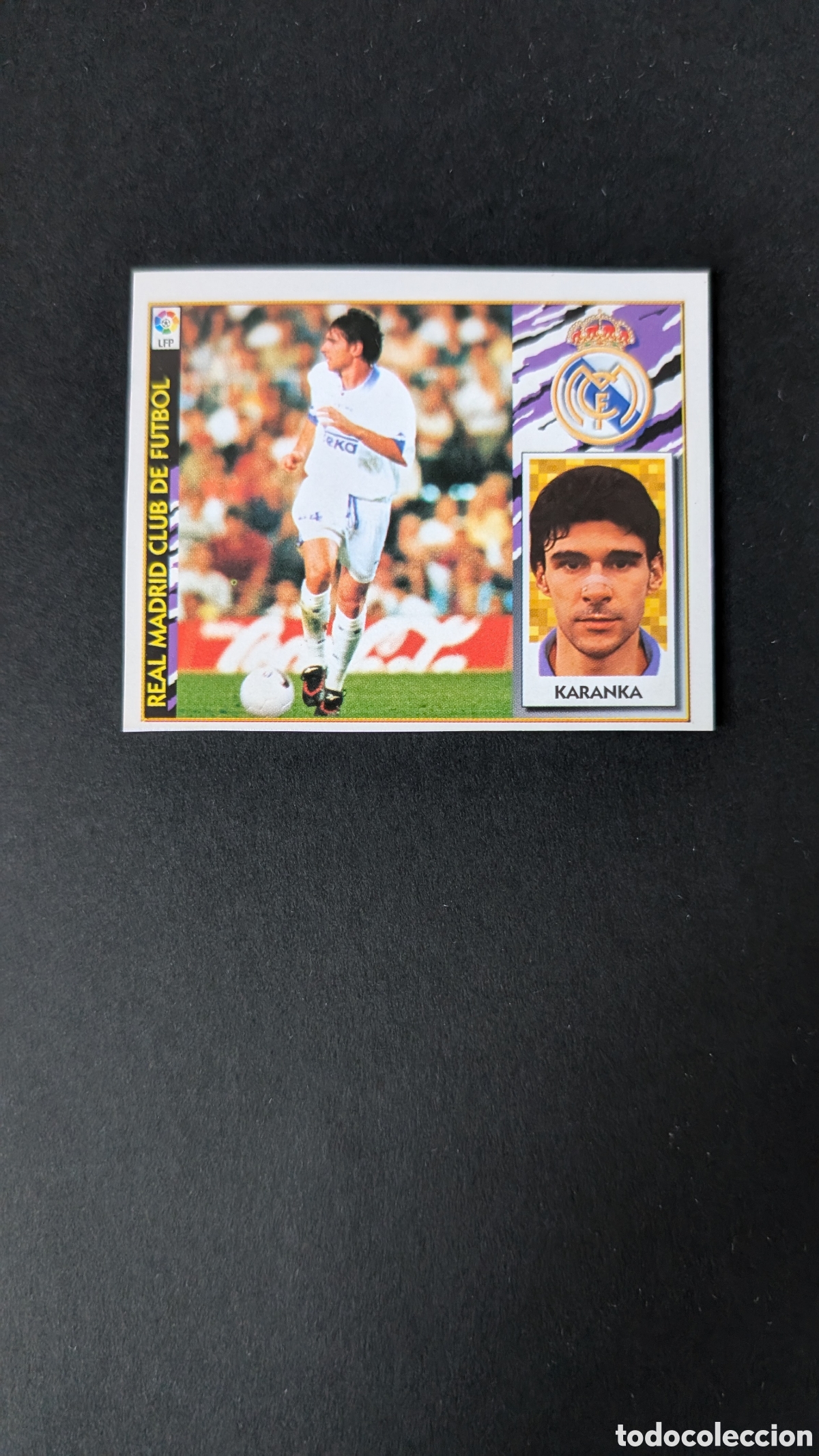 Cartes &agrave; collectionner de Football: KARANKA REAL MADRID COLOCA LIGA ESTE 1997/98 97 98 RECORTADO