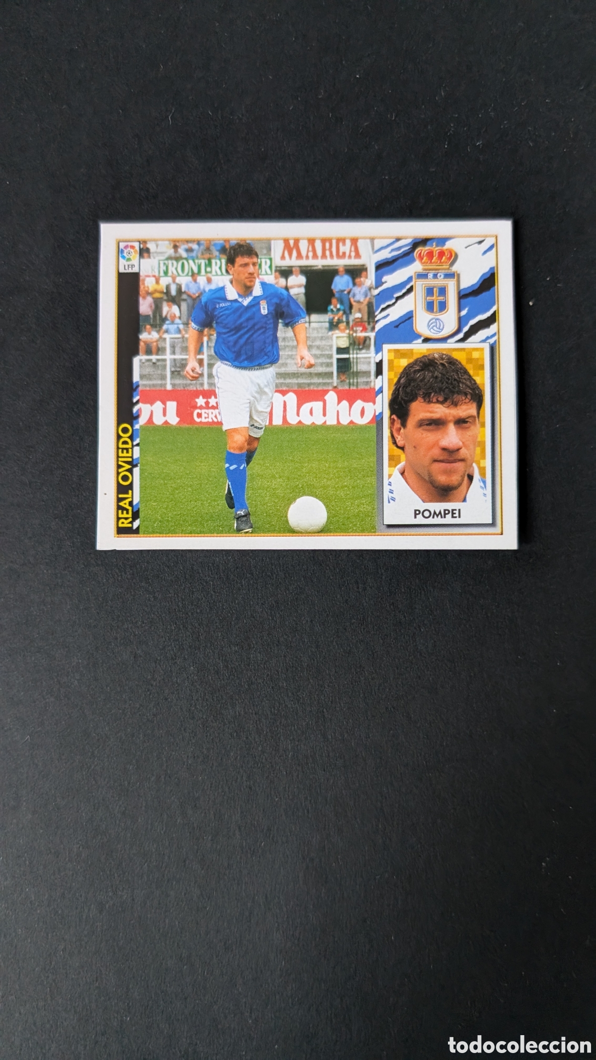 Cartes &agrave; collectionner de Football: POMPEI OVIEDO COLOCA LIGA ESTE 1997/98 97 98 RECORTADO