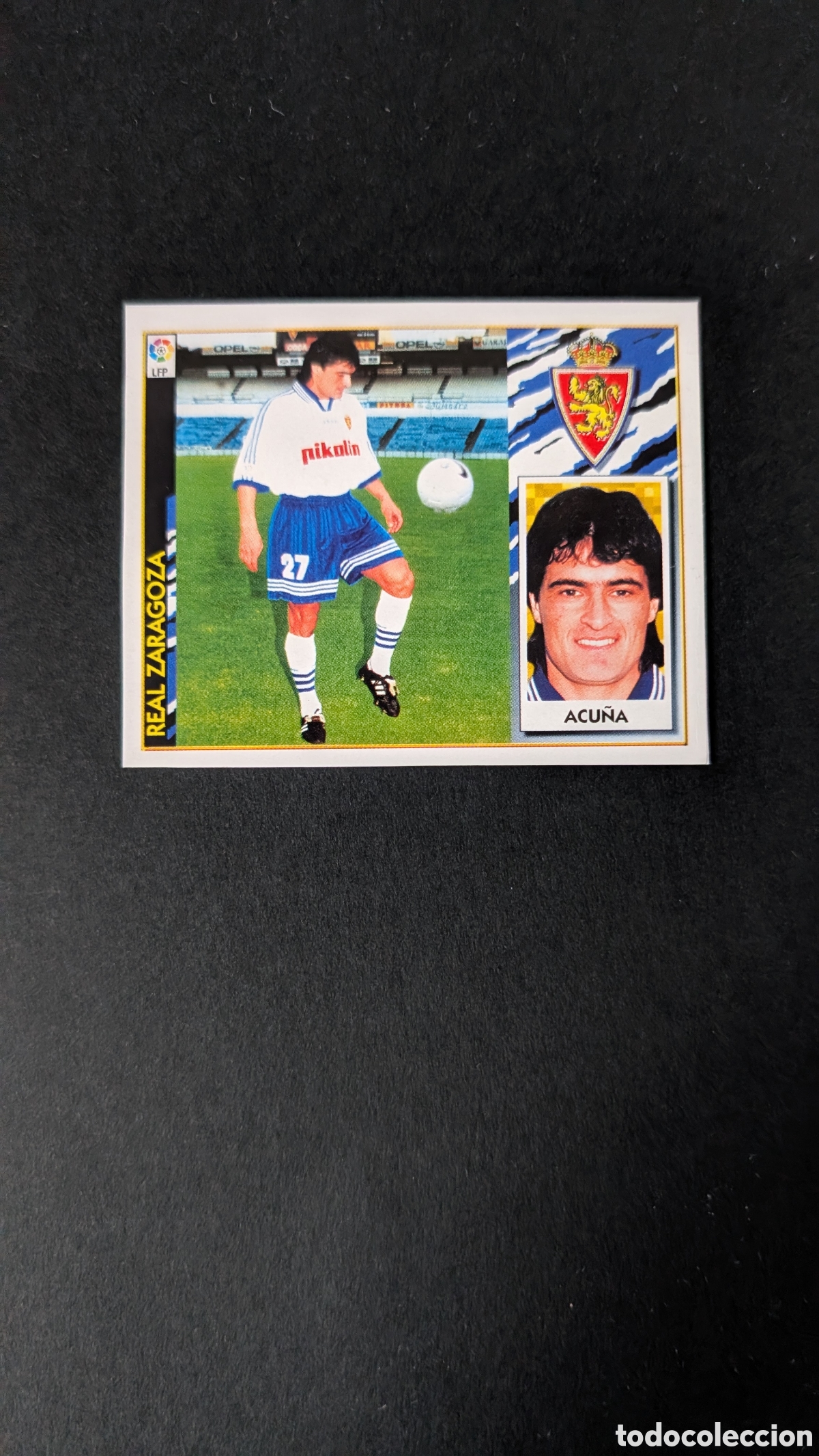 Cromos de Futebol: ACU&Ntilde;A ZARAGOZA COLOCA LIGA ESTE 1997/98 97 98 RECORTADO