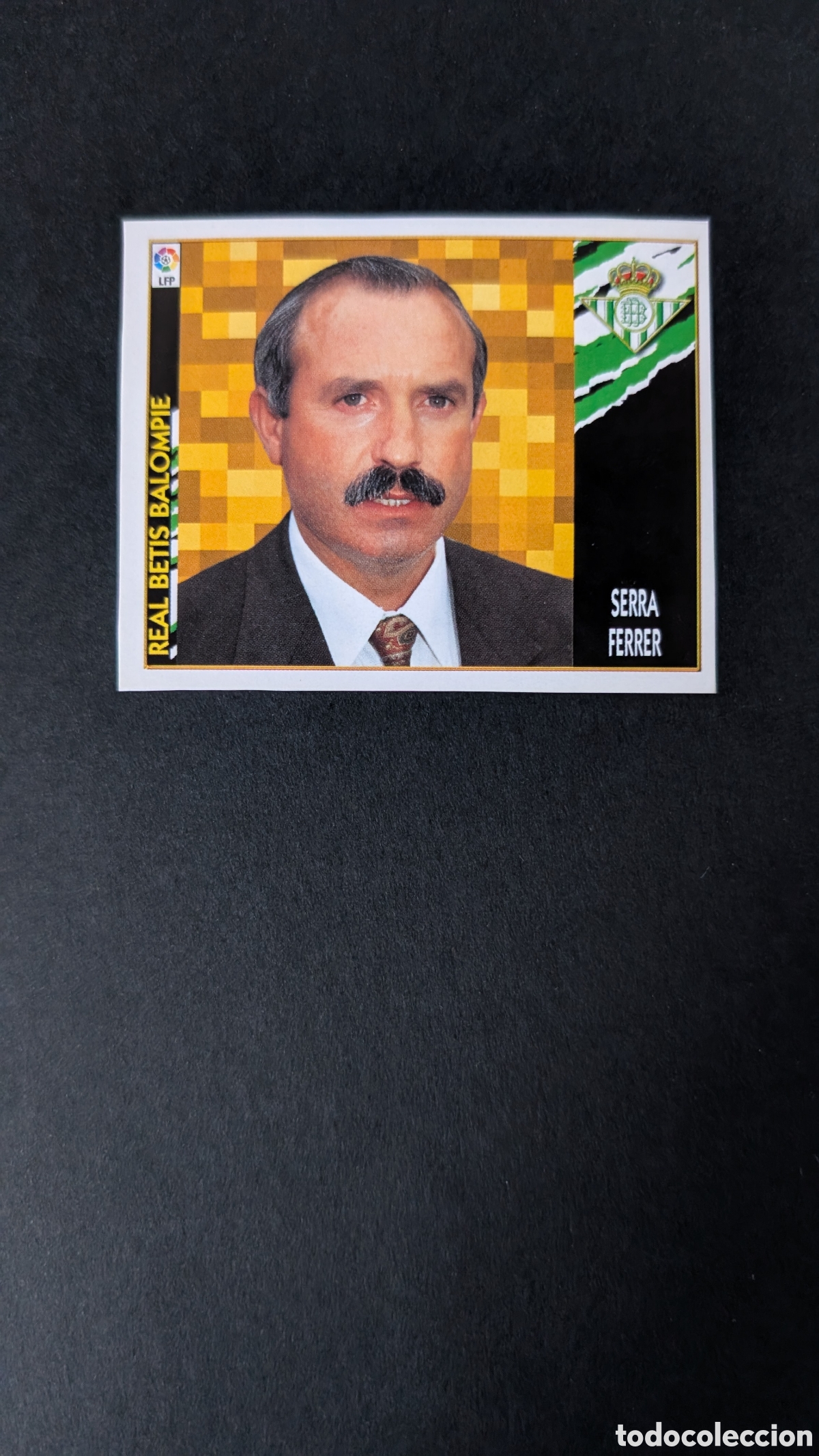 Cromos de Futebol: SERRA FERRER ENTRENADOR BETIS BAJA LIGA ESTE 1997/98 97 98 RECORTADO
