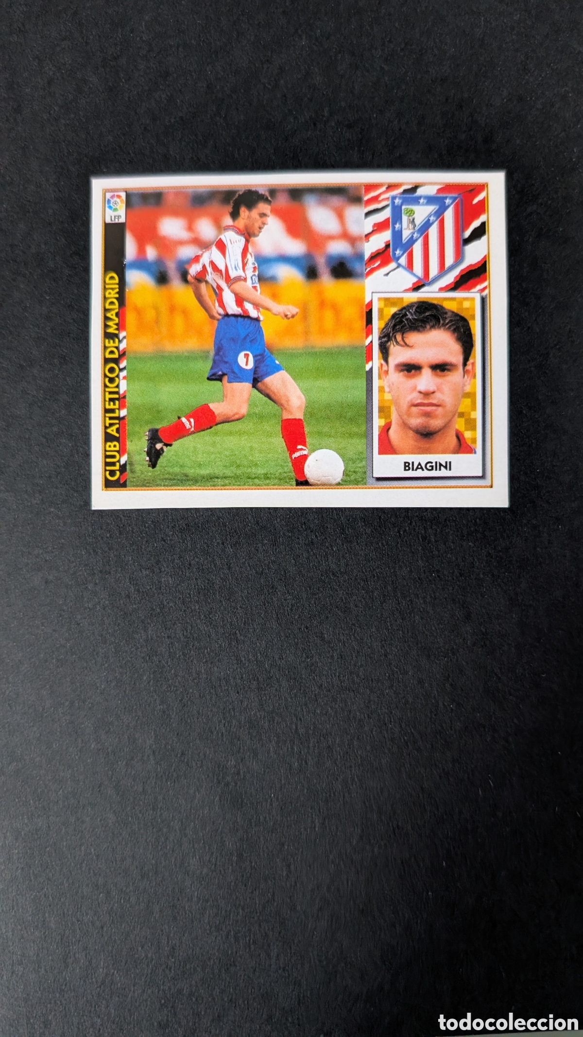 Cromos de Futebol: BIAGINI ATLETICO MADRID BAJA LIGA ESTE 1997/98 97 98 RECORTADO