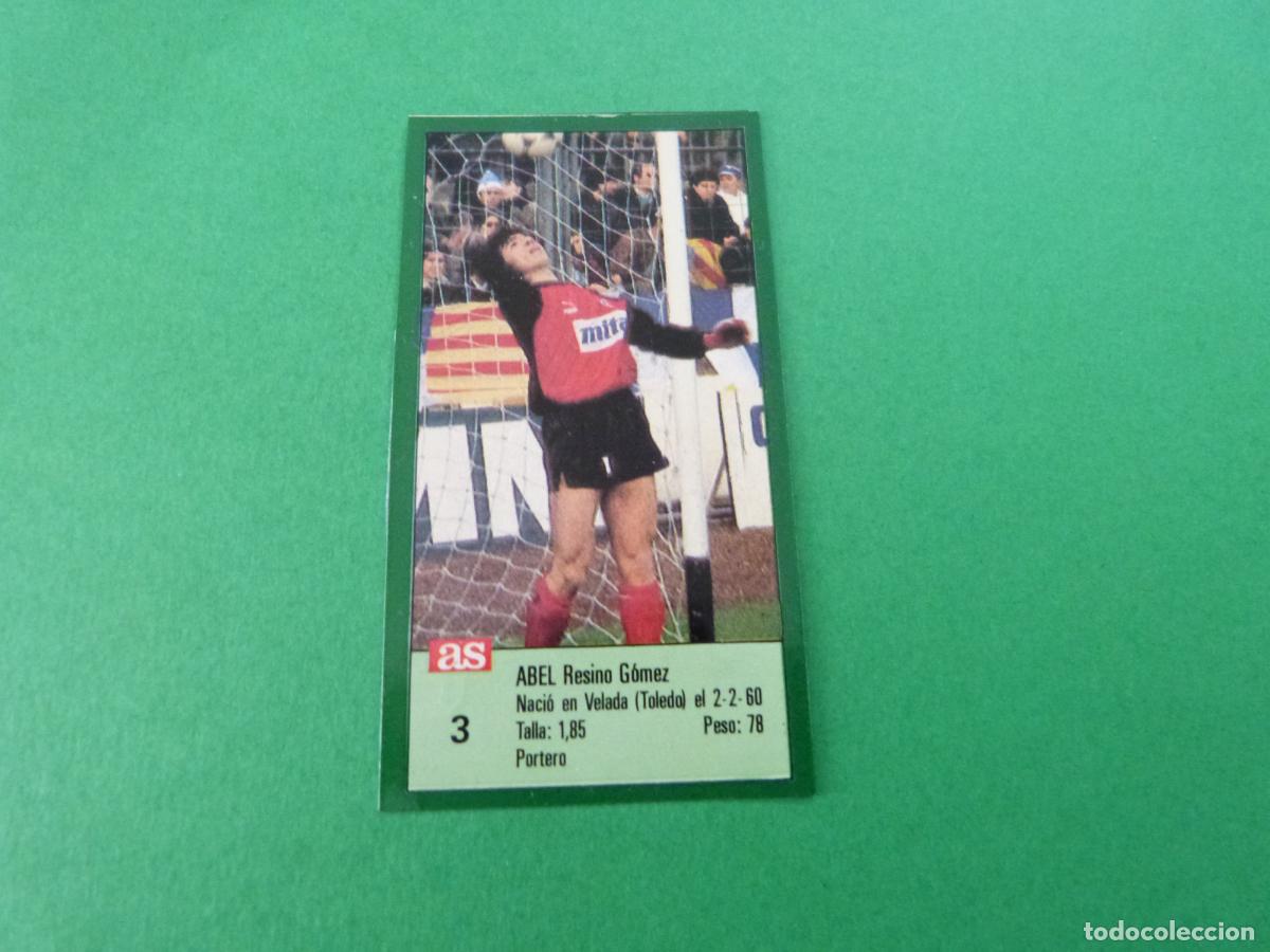 Cartes &agrave; collectionner de Football: CROMO FUTBOL ABEL ATLETICO DE MADRID RECORTADO N&ordm; 3 ASES DE LA LIGA 1988-1989/88-89 DIARIO AS