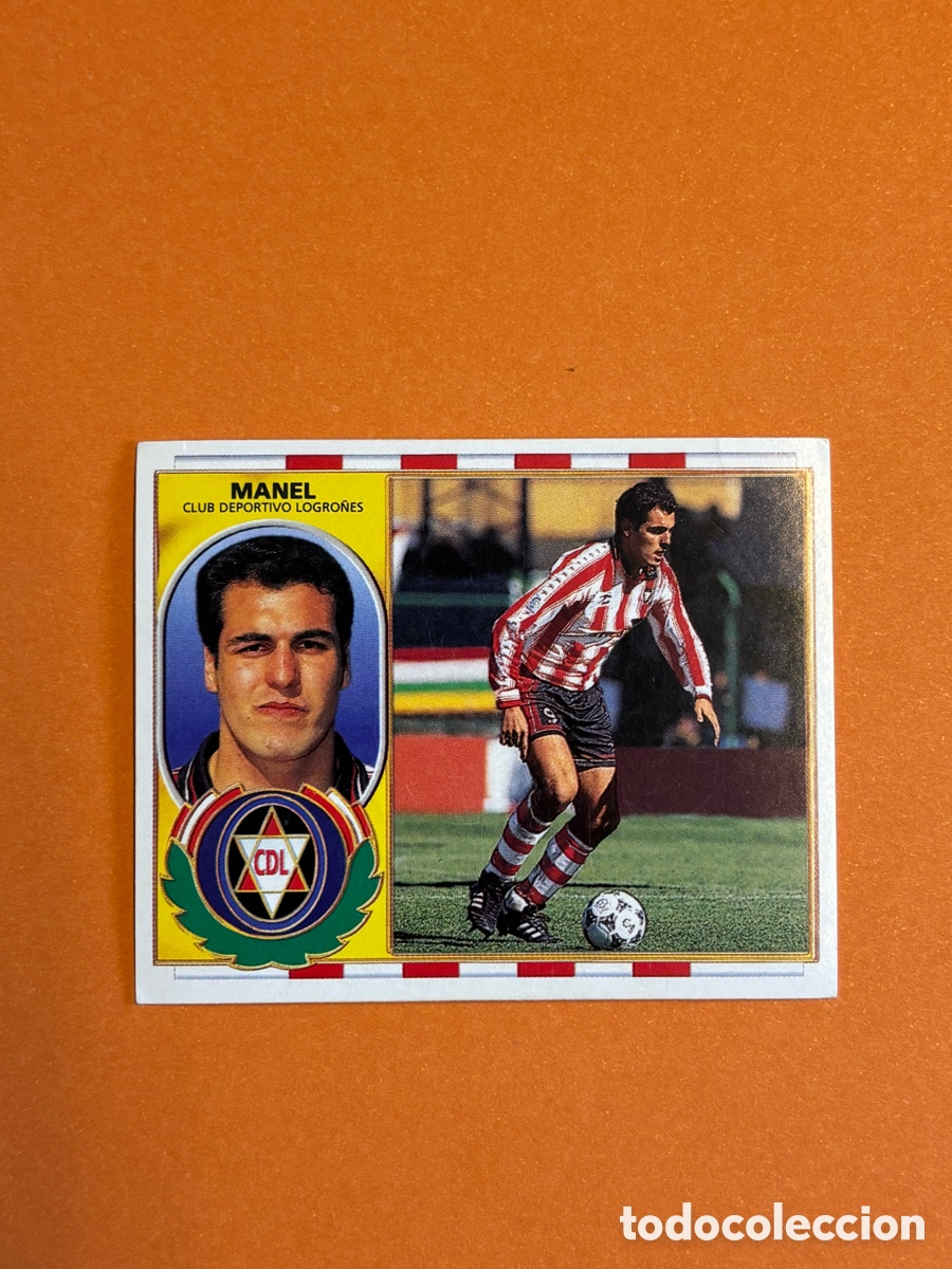 Cartes &agrave; collectionner de Football: MANEL LOGRO&Ntilde;ES ESTE 1996 1997 CROMO FUTBOL LIGA 96 97 - SIN PEGAR